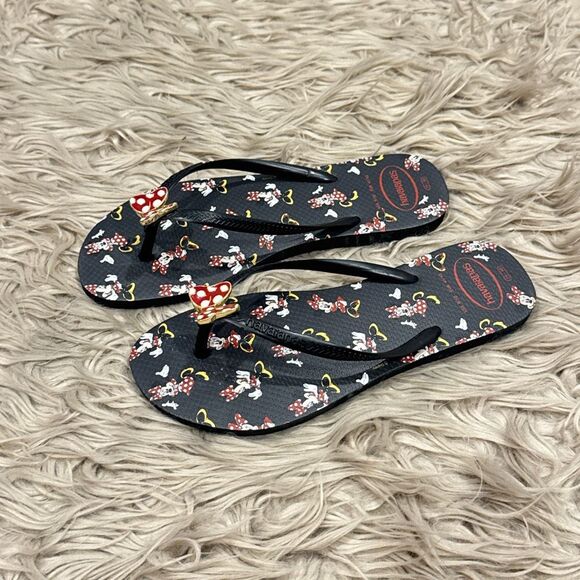 Havaianas Minnie Mouse flip flops size 9/10 - Picture 1 of 6